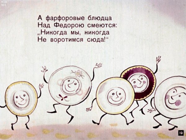 Блюдца из сказки Федорино горе