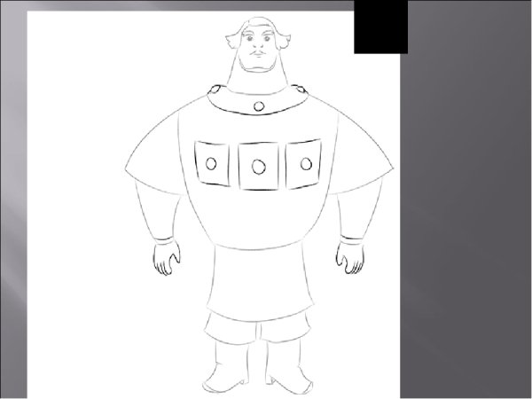 Образ богатыря рисунок