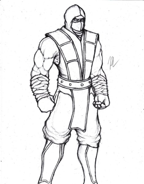 Саб Зиро раскраска