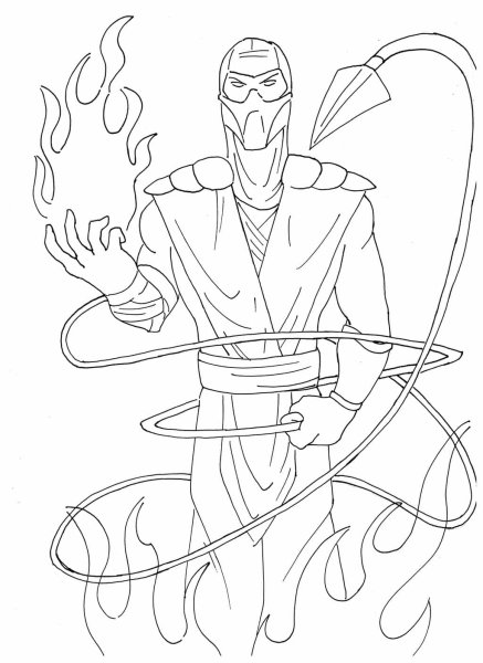 Скорпион мортал комбат