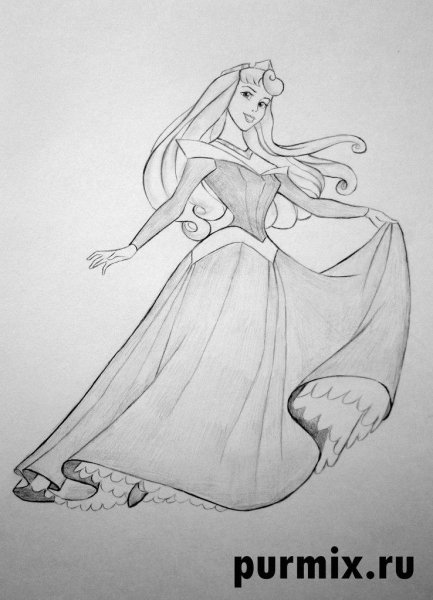 Спящая красавица рисунок