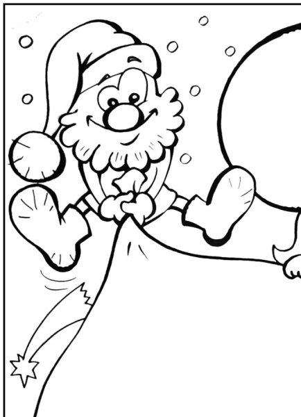 Эскиз новогоднего плаката