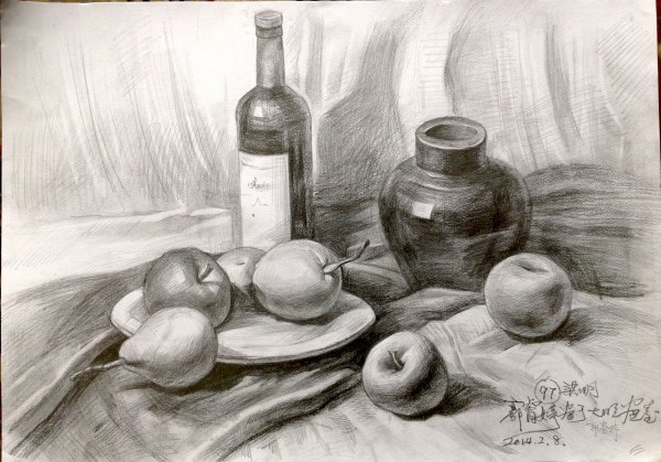 Зимний натюрморт для детей