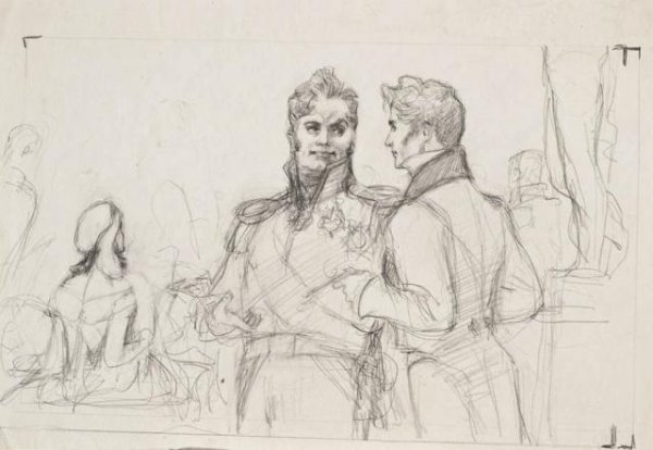 Евгений Онегин зарисовки Пушкина