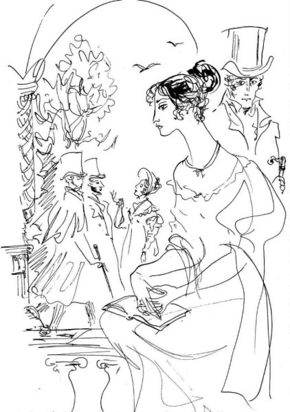 Иллюстрации к стихам Пушкина