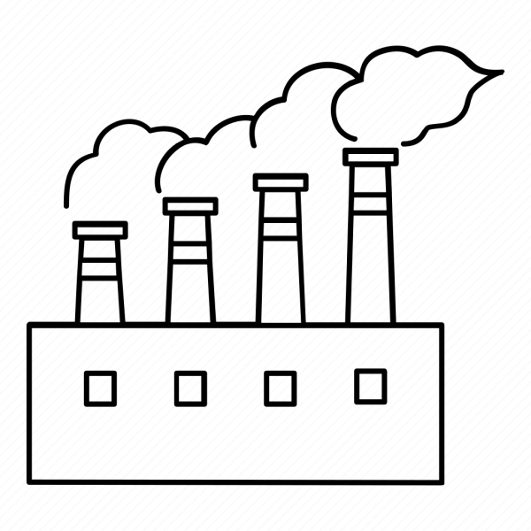 Завод раскраска для детей