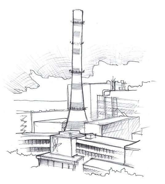 Чернобыльская атомная электростанция раскраска