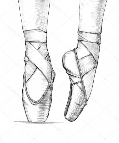 Туфли карандашом