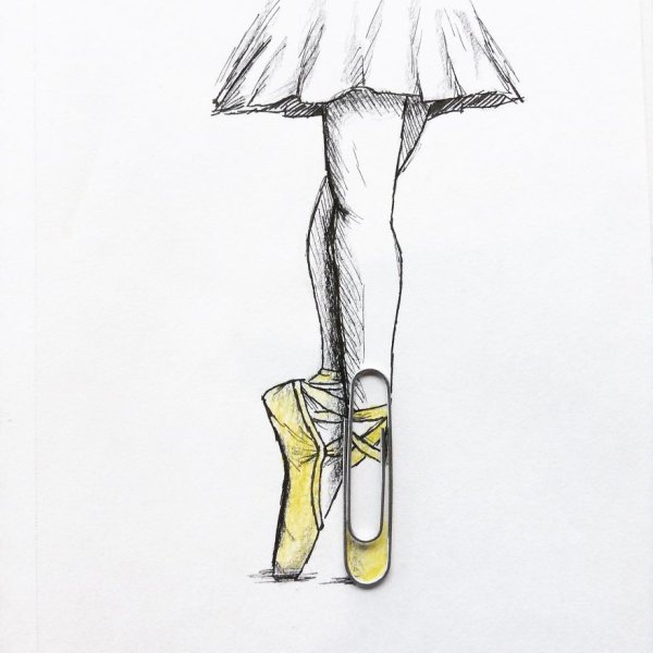 Пуанты для балета раскраска