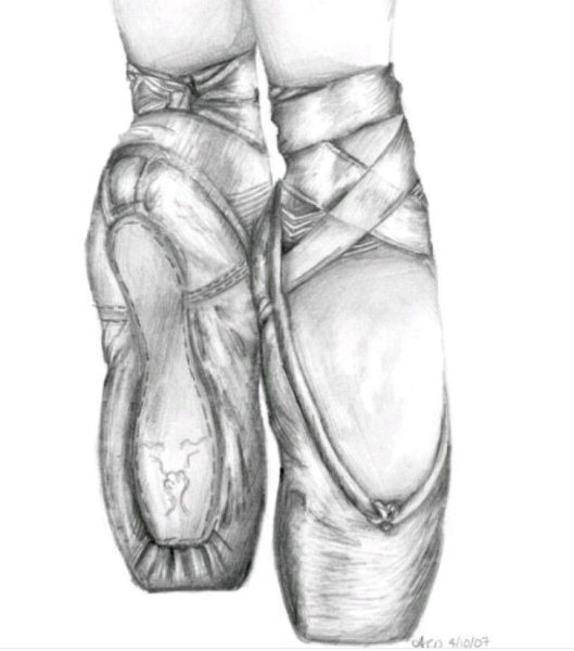 Пуанты трафарет