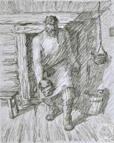 Иллюстрации к рассказу Бирюк Тургенева