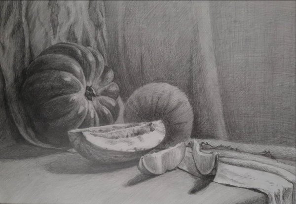 Натюрморт карандашом