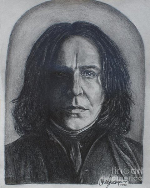 Северус Снейп срисовки