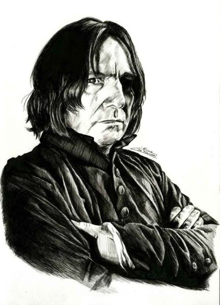 Северус Снейп аниме скетч