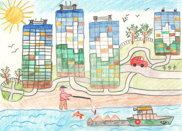 Нарисовать жилой комплекс