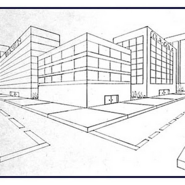 Перспектива вид сбоку