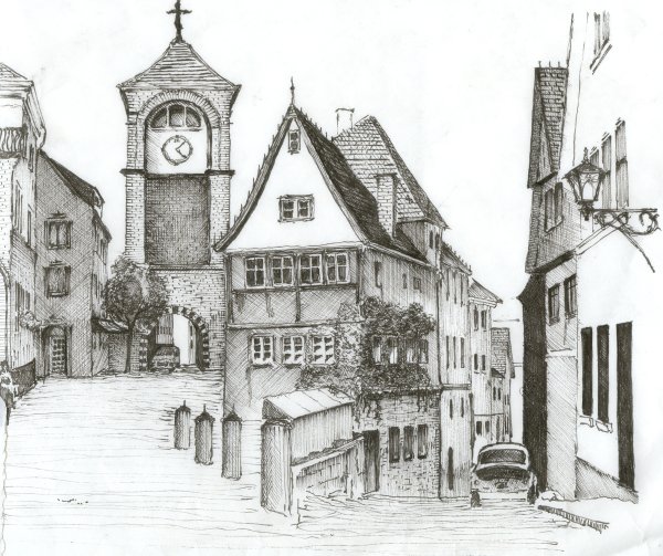 Город карандашом