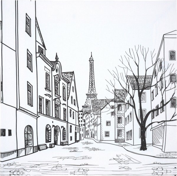 Город карандашом