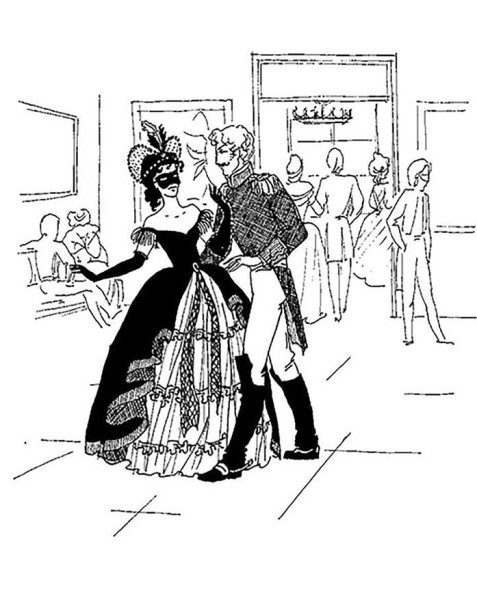 Иллюстрации к маскараду Лермонтова