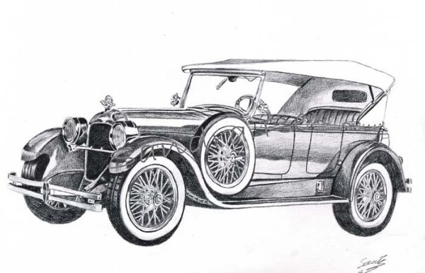 Эскиз машины