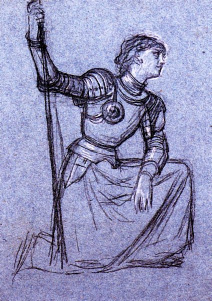 Рисунок Жанны д'АРК