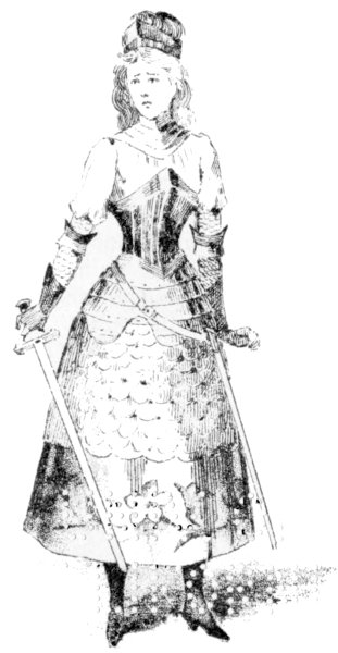 Рисунок Жанны д'АРК