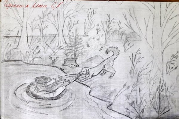 Рис сказку кладовая солнца