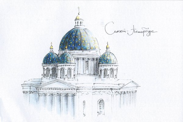 Зарисовки Троицкий собор СПБ
