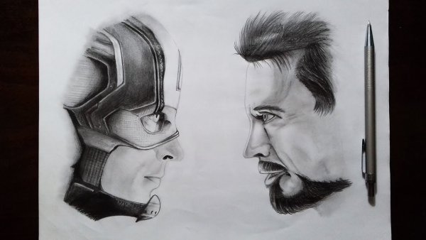 Tony Stark draw