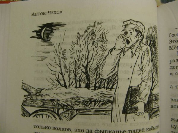 Иллюстрации к произведениям Чехова Пересолил