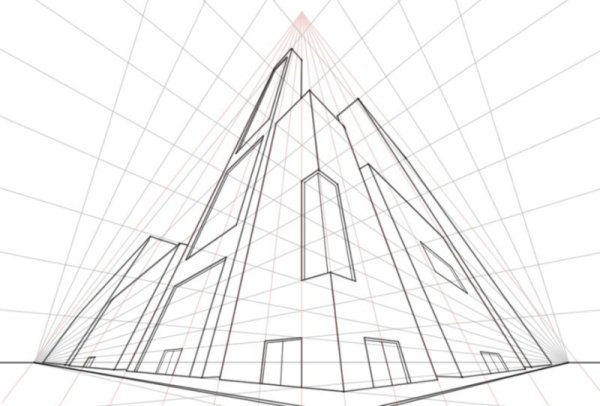 Эскиз архитектурного сооружения