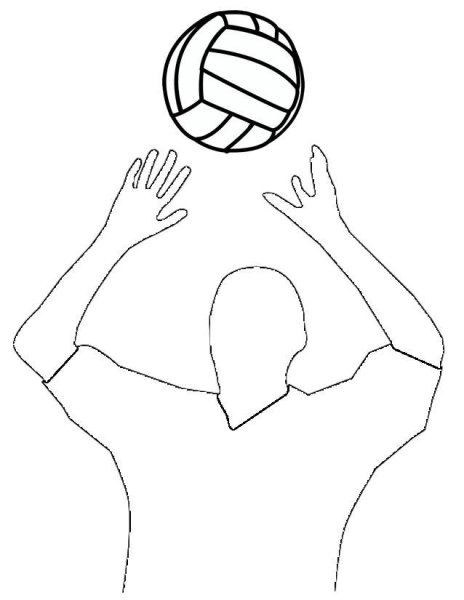 Раскраска волейбол