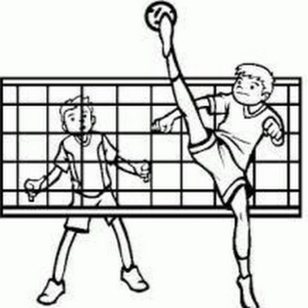 Раскраска волейбол