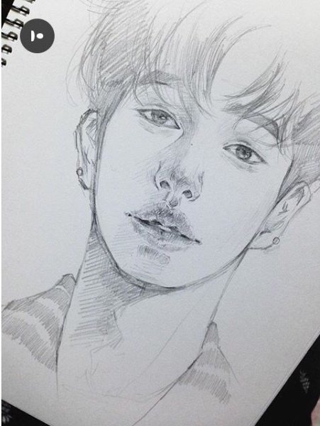 Рисунок бан Чана Stray Kids