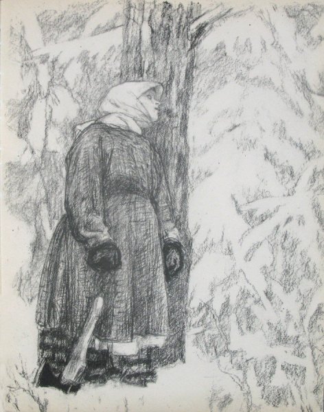 Мороз красный нос Некрасов иллюстрации