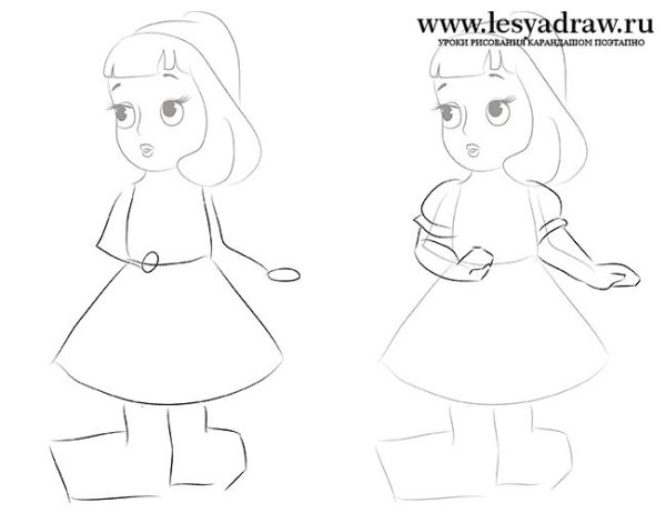 Красная шапочка рисунок пошагово