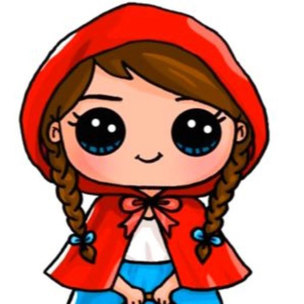 Нарисовать красную шапочку