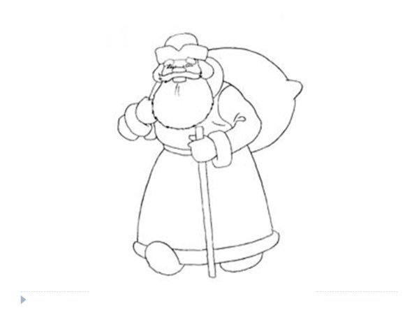 Раскраски для сказки Мороз красный нос