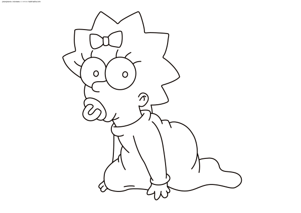 Симпсоны для срисовки