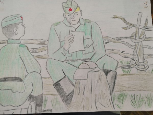 Рисунки на тему ВОВ 1941-1945 карандашом