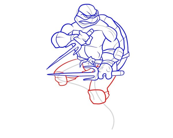 Черепашки ниндзя 2018 рисовать
