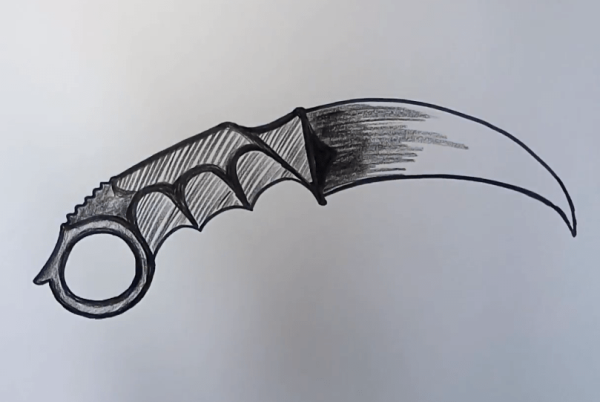 Раскраски КС го ножи керамбит