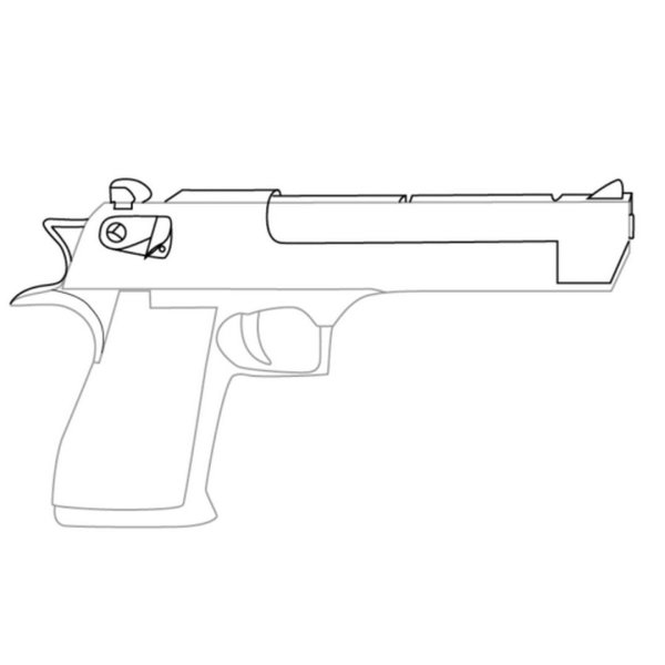 П350 пистолет чертеж