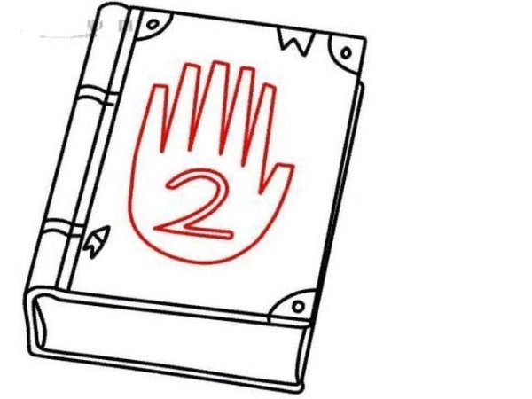 Раскраска Гравити Фолз дневник 1