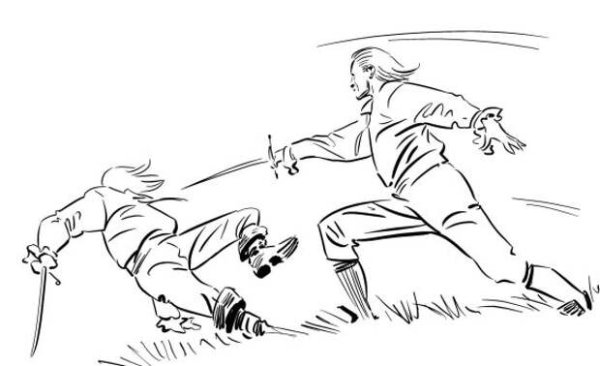 Ромео и Джульетта рисунок