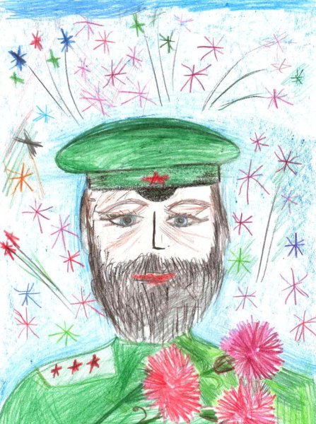 Нарисовать ветерана