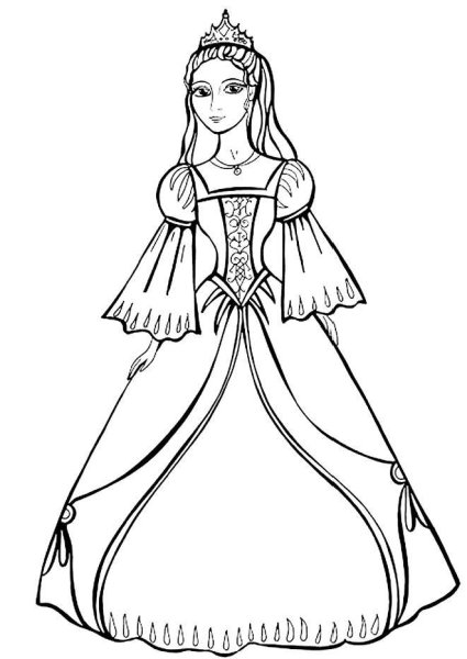 Эскиз театрального костюма в цвете