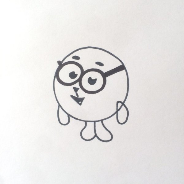 Рисование из круга ежа