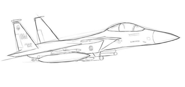 Самолет карандашом