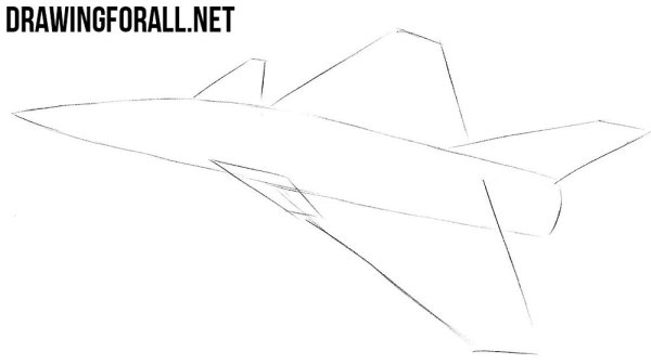 Истребитель легкий рисунок